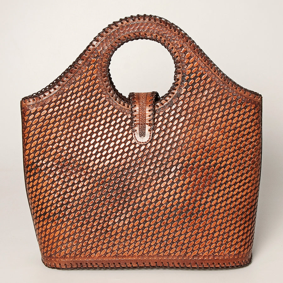 American Darling Tote Hand Tooled Genuine Leather Women Bag Western Handbag Purse