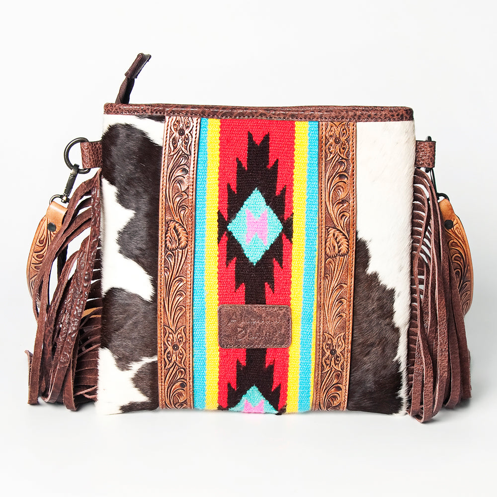 American Darling Crossbody Saddle Blanket Hand Tooled Genuine Leather Women Bag Western Handbag Purse