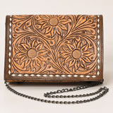 American Darling Crossbody Hand Tooled Genuine Leather Women Bag Western Handbag Purse