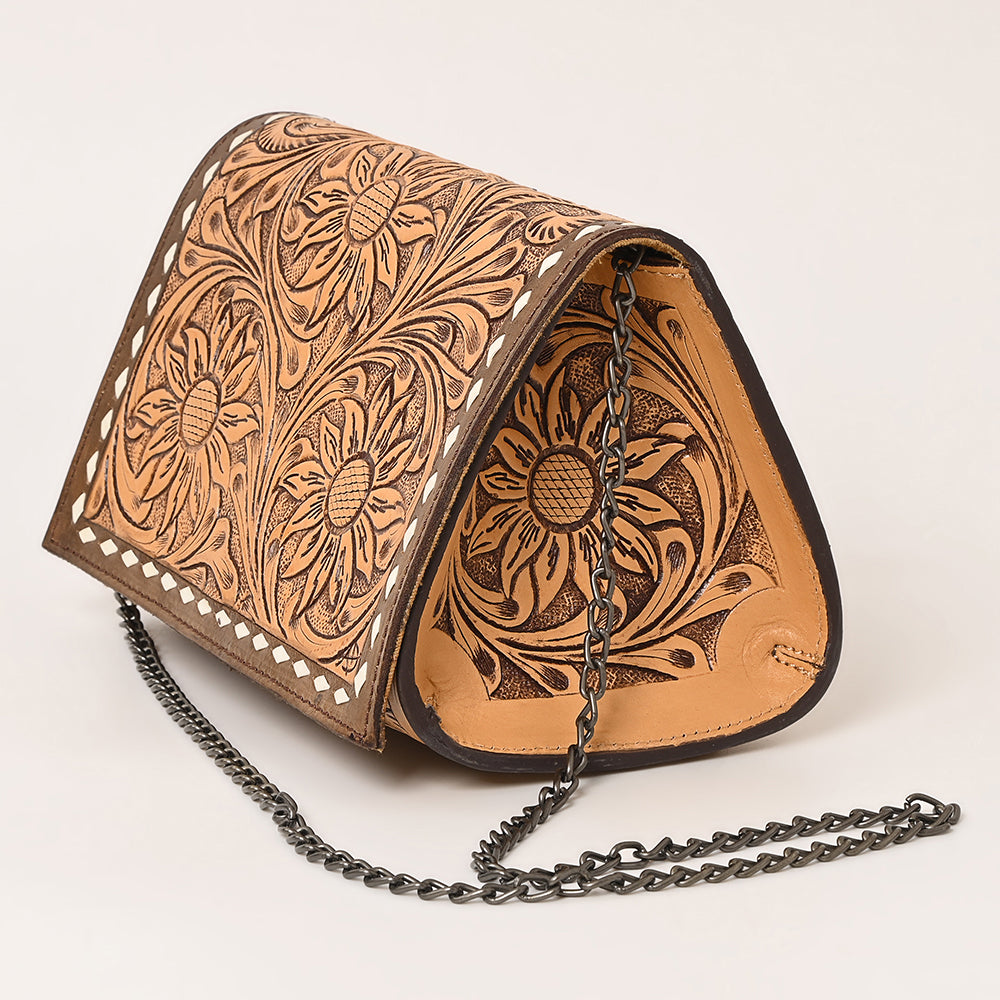 American Darling Crossbody Hand Tooled Genuine Leather Women Bag Western Handbag Purse