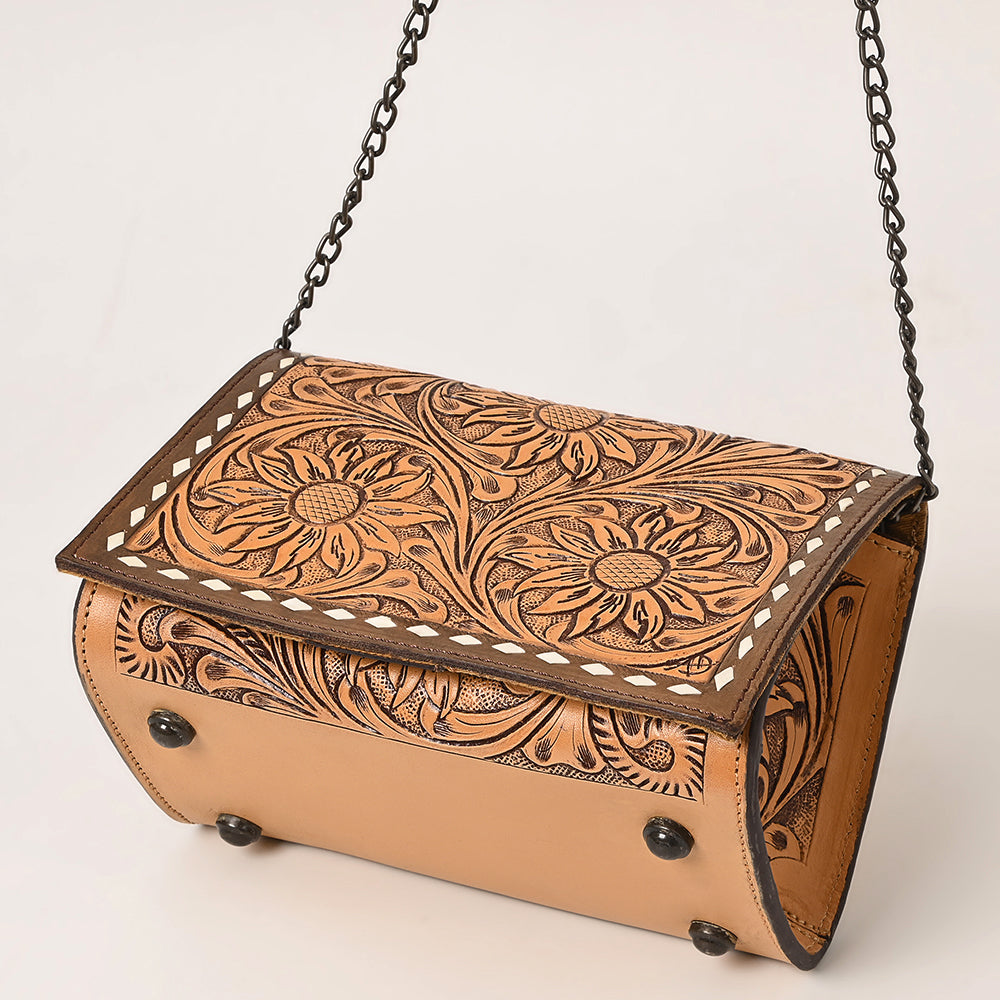 American Darling Crossbody Hand Tooled Genuine Leather Women Bag Western Handbag Purse