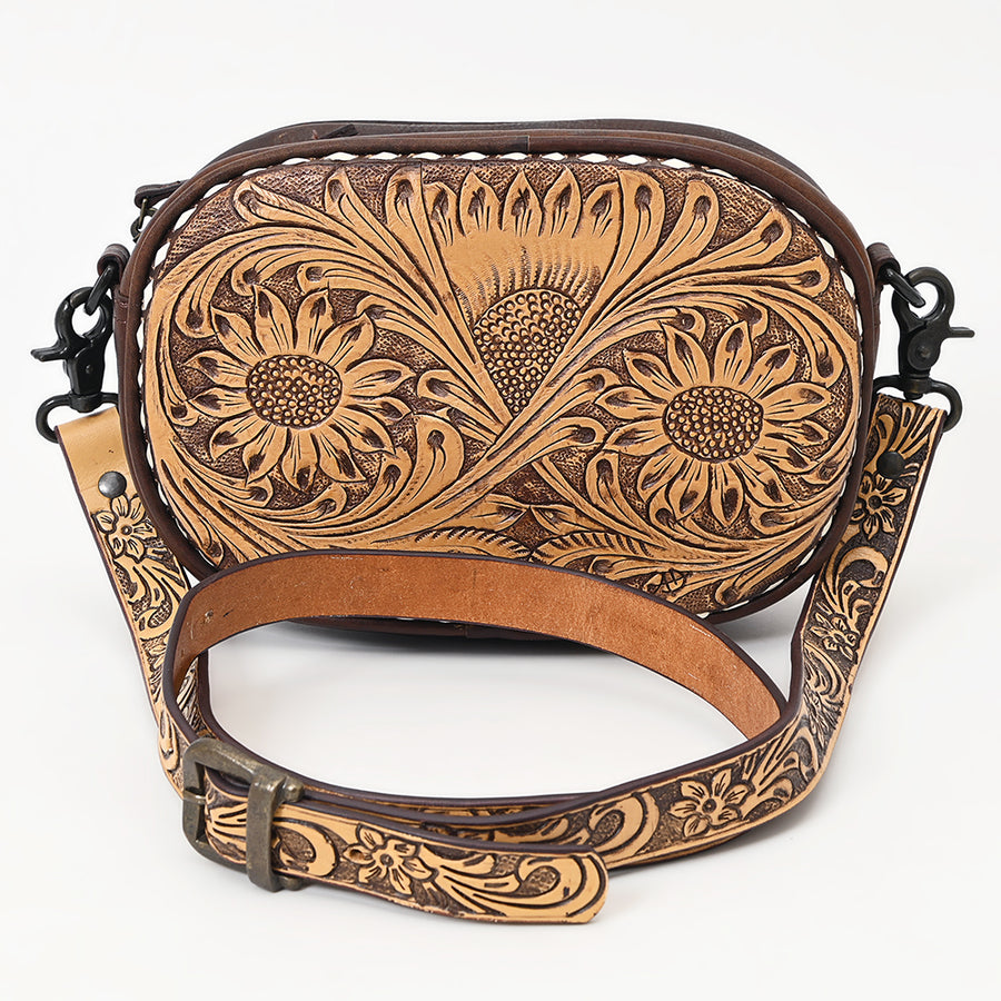 American Darling Crossbody Hand Tooled Genuine Leather Women Bag Western Handbag Purse