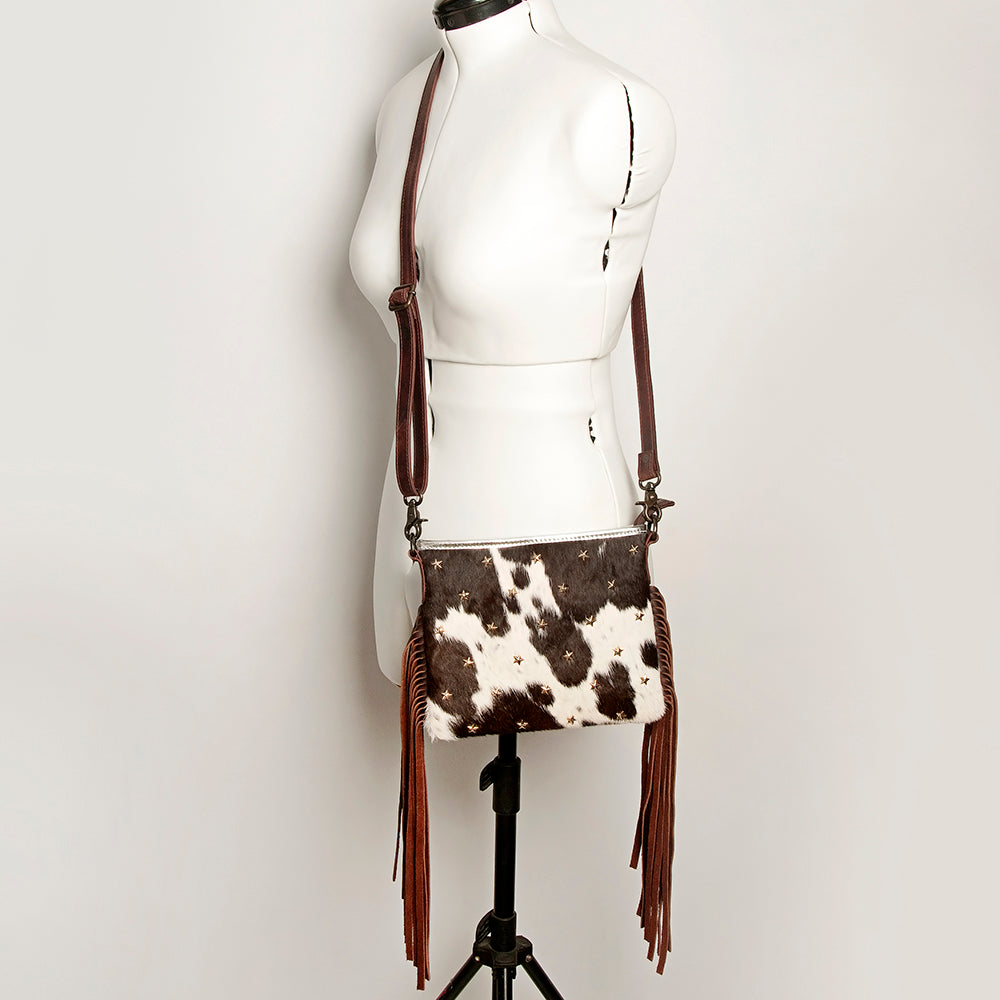 American Darling Crossbody Hair-On Genuine Leather Women Bag Western Handbag Purse