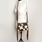 American Darling Crossbody Hair-On Genuine Leather Women Bag Western Handbag Purse