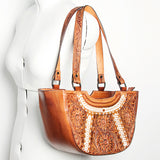 American Darling Tote Hand Tooled Genuine Leather Women Bag Western Handbag Purse