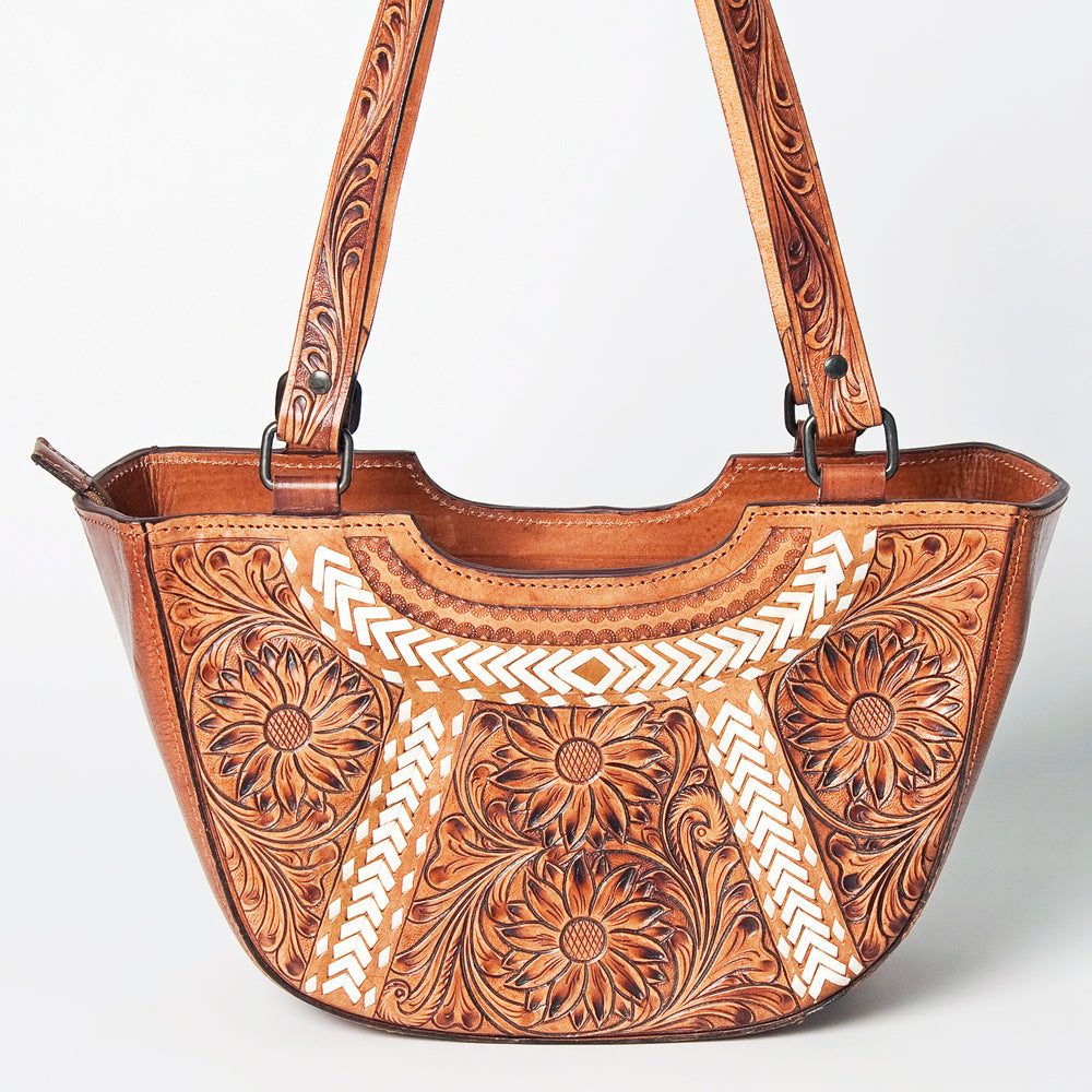 American Darling Tote Hand Tooled Genuine Leather Women Bag Western Handbag Purse