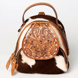 American Darling Backpack Hand Tooled Hair On Genuine Leather Women Bag Western Handbag Purse