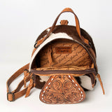 American Darling Backpack Hand Tooled Hair On Genuine Leather Women Bag Western Handbag Purse