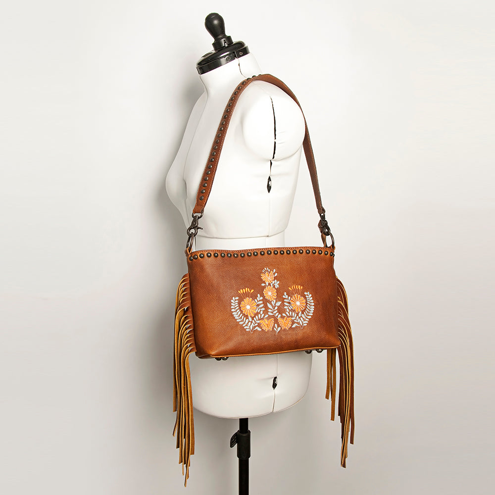 American Darling Small Crossbody Genuine Leather Women Bag Western Handbag Purse