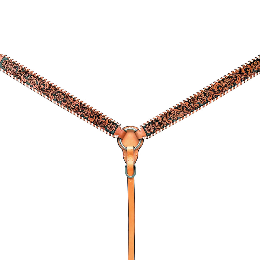 Bar H Equine American Leather Horse Saddle Tack Breast Collar - Uhorse