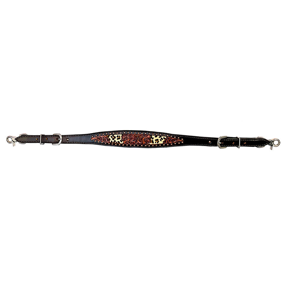 Bar H Equine American Leather Horse Saddle Tack One Ear Headstall | Breast Collar Browband Wither Strap Set BER238