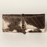 American Darling Jewelry Case Hand Tooled Hair-On Genuine Leather Western Women Bag | Organizer Box for Travel