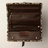 American Darling Jewelry Case Hand Tooled Hair-On Genuine Leather Western Women Bag | Organizer Box for Travel