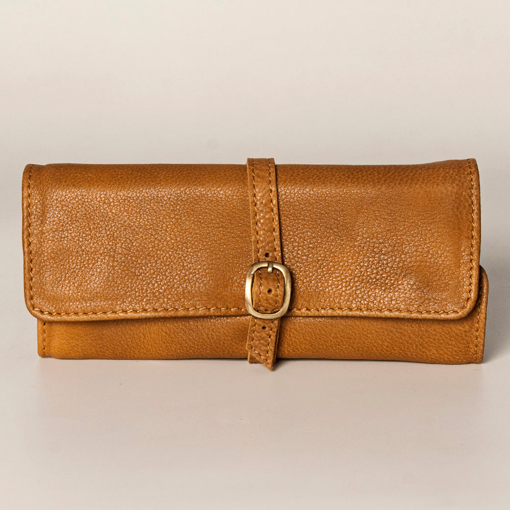 American Darling Jewelry Case Hand Tooled Hair-On Genuine Leather Western Women Bag | Organizer Box for Travel