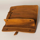 American Darling Jewelry Case Hand Tooled Hair-On Genuine Leather Western Women Bag | Organizer Box for Travel