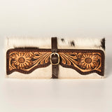 American Darling Jewelry Case Hand Tooled Hair-On Genuine Leather Western Women Bag | Organizer Box for Travel