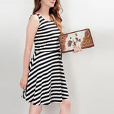 American Darling Jewelry Case Hand Tooled Hair-On Genuine Leather Western Women Bag | Organizer Box for Travel