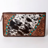 American Darling Jewelry Case Hand Tooled Hair-On Genuine Leather Western Women Bag | Jewelry Organizer | Jewelry Box | Jewelry Box for Women | Organizer Case | Travel Jewelry Case