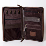 American Darling Jewelry Case Hand Tooled Hair-On Genuine Leather Western Women Bag | Organizer Box for Travel