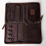 American Darling Jewelry Case Hand Tooled Hair-On Genuine Leather Western Women Bag | Organizer Box for Travel