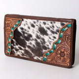 American Darling Jewelry Case Hand Tooled Hair-On Genuine Leather Western Women Bag | Organizer Box for Travel