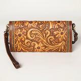 American Darling Wallet Hand Tooled Genuine Leather Western Women Bag | Handbag Purse Wristlet Travel Clutch