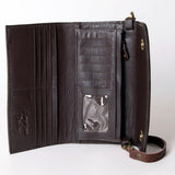 American Darling Wallet Hand Tooled Genuine Leather Western Women Bag | Handbag Purse Wristlet Travel Clutch