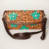 American Darling Wallet Hand Tooled Genuine Leather Western Women Bag | Handbag Purse Wristlet Travel Clutch