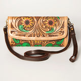 American Darling Wallet Hand Tooled Genuine Leather Western Women Bag | Handbag Purse Wristlet Travel Clutch