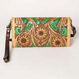 American Darling Wallet Hand Tooled Genuine Leather Western Women Bag | Handbag Purse Wristlet Travel Clutch