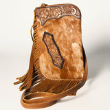 American Darling Chaps Bag Hand Tooled Hair-On Genuine Leather Western Women Handbag Purse | for Cute