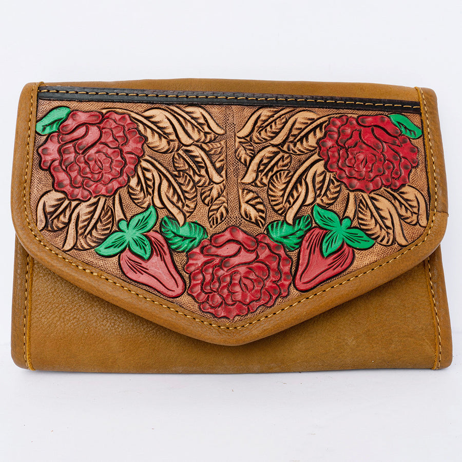 American Darling Women's Hair-On Cowhide Jewelry Case Eco-Friendly Vegetable-Tanned Genuine Leather Well-compartmentalized