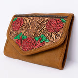 American Darling Jewelry Case Hand Tooled Genuine Leather Western Women Bag | Organizer Box for Travel