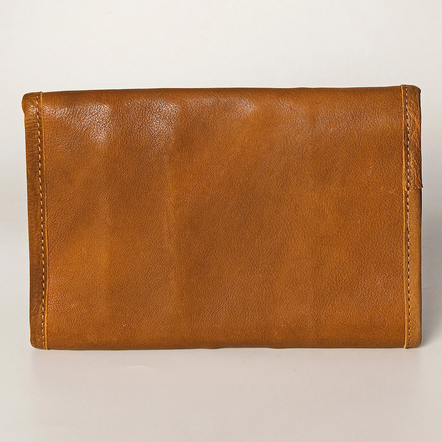 American Darling Women's Hair-On Cowhide Jewelry Case Eco-Friendly Vegetable-Tanned Genuine Leather Well-compartmentalized