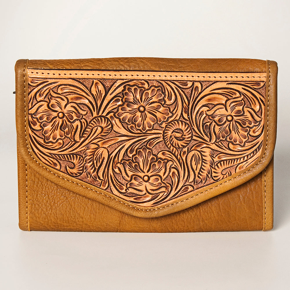 American Darling Jewelry Case Hand Tooled Genuine Leather Western Women Bag | Organizer Box for Travel