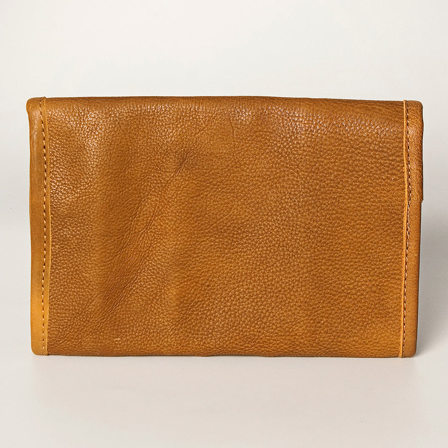 American Darling Women's Hair-On Cowhide Jewelry Case Eco-Friendly Vegetable-Tanned Genuine Leather Well-compartmentalized