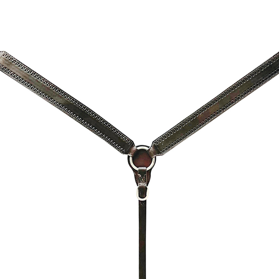 Bar H Equine American Leather Horse Saddle Tack Breast Collar - Uhorse