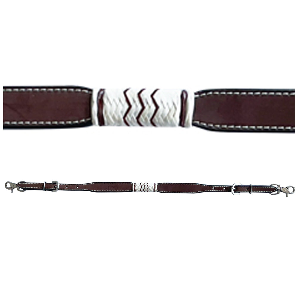 Bar H Equine Genuine Western American Leather Horse Premium Headstall & Breast Collar Set