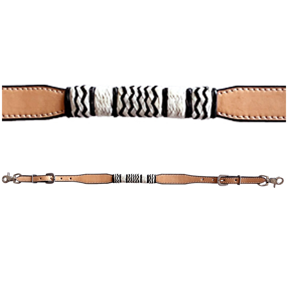 Bar H Equine Genuine Western American Leather Horse Premium Headstall & Breast Collar Set