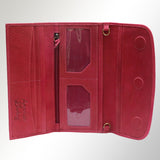 American Darling Wallet Hair on Full Grain Genuine Leather Western Women Bag | Handbag Purse Travel Clutch