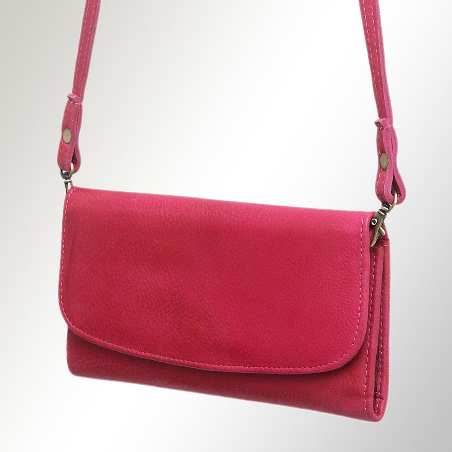 American Darling Western Leather Small Cross body Bag - Handcrafted Wallet Purse - Uhorse