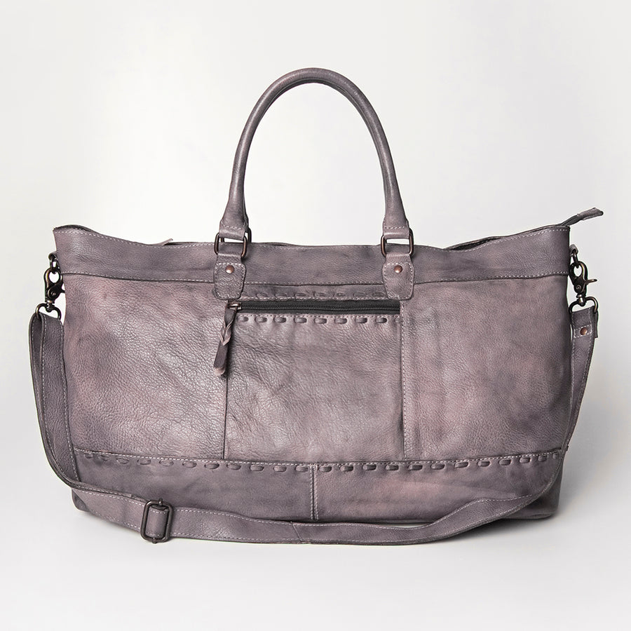 Never Mind Nmbg136E Duffel Vintage Handmade Genuine Cowhide Leather Women Bag Western Handbag Purse