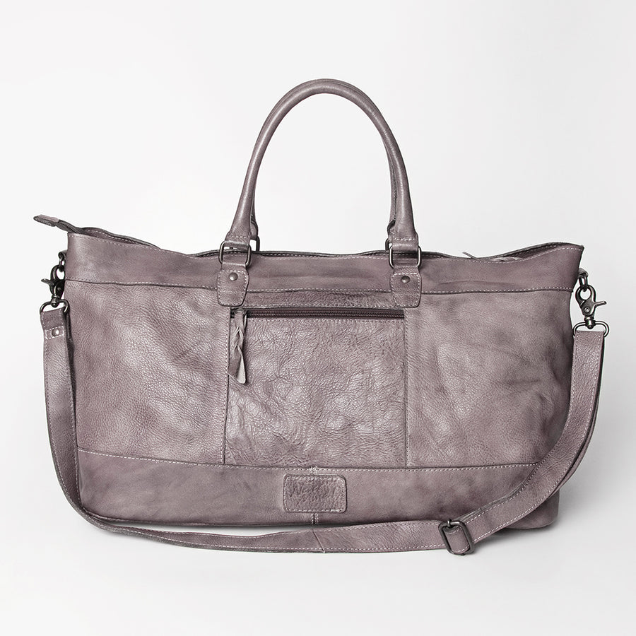 Never Mind Nmbg136E Duffel Vintage Handmade Genuine Cowhide Leather Women Bag Western Handbag Purse