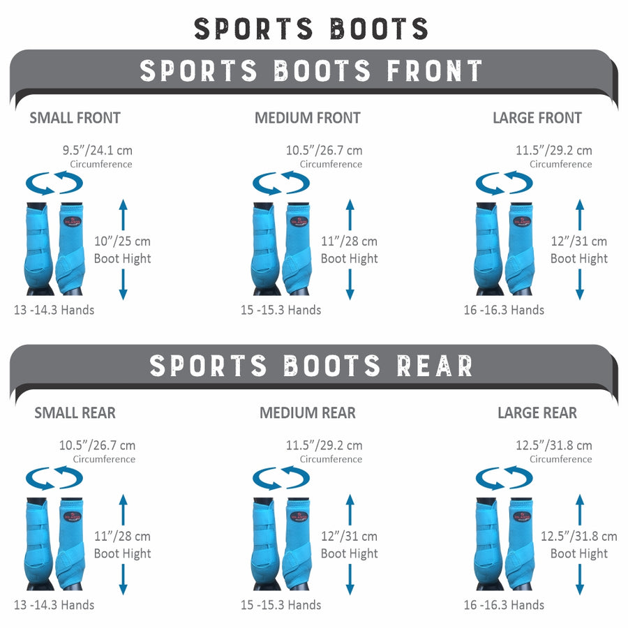HILASON L M S Horse Front Leg Sport Boots | Jumping Printed