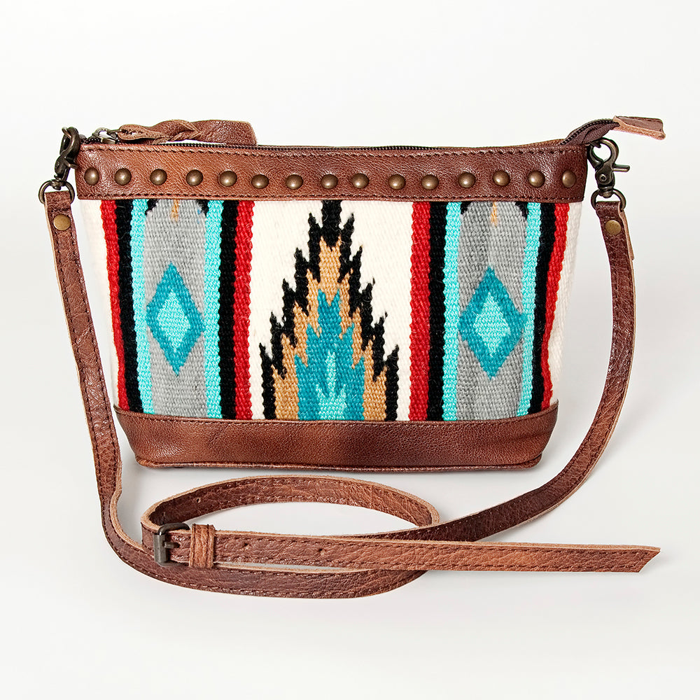 American Darling Cross Body Saddle Blanket Genuine Leather Western Women Bag Handbag Purse | Travel Bags College Casual