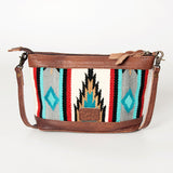 American Darling Cross Body Saddle Blanket Genuine Leather Western Women Bag Handbag Purse | Travel Bags College Casual