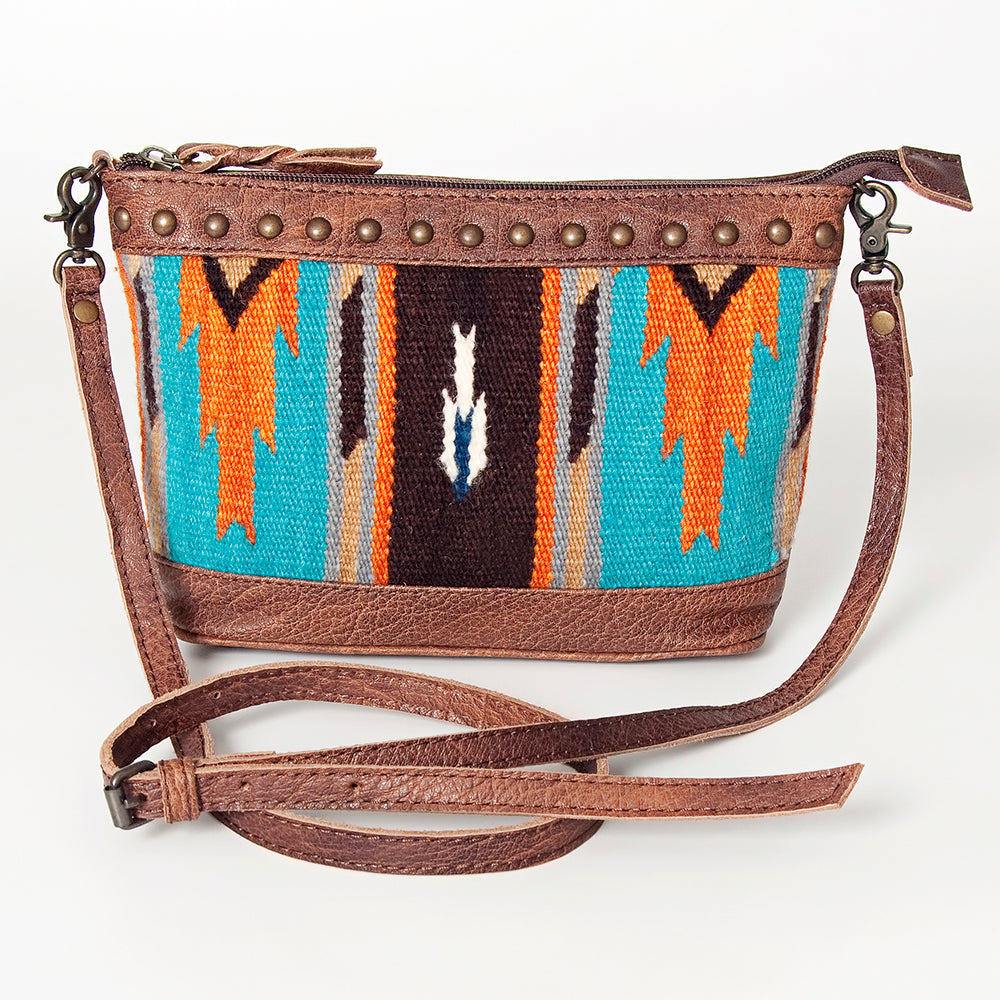 American Darling Cross Body Saddle Blanket Genuine Leather Western Women Bag Handbag Purse | Travel Bags College Casual