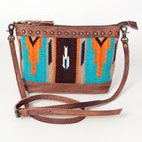 American Darling Cross Body Saddle Blanket Genuine Leather Western Women Bag Handbag Purse | Travel Bags College Casual