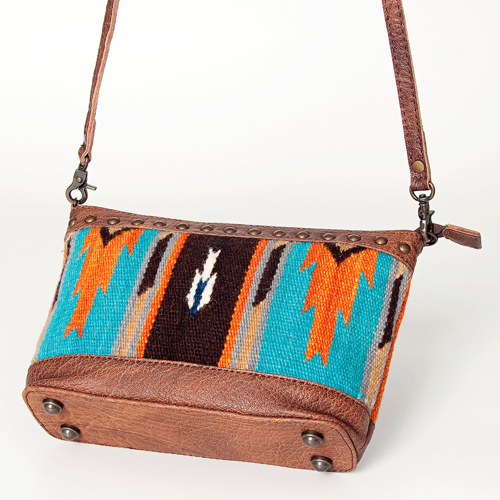 American Darling Cross Body Saddle Blanket Genuine Leather Western Women Bag Handbag Purse | Travel Bags College Casual