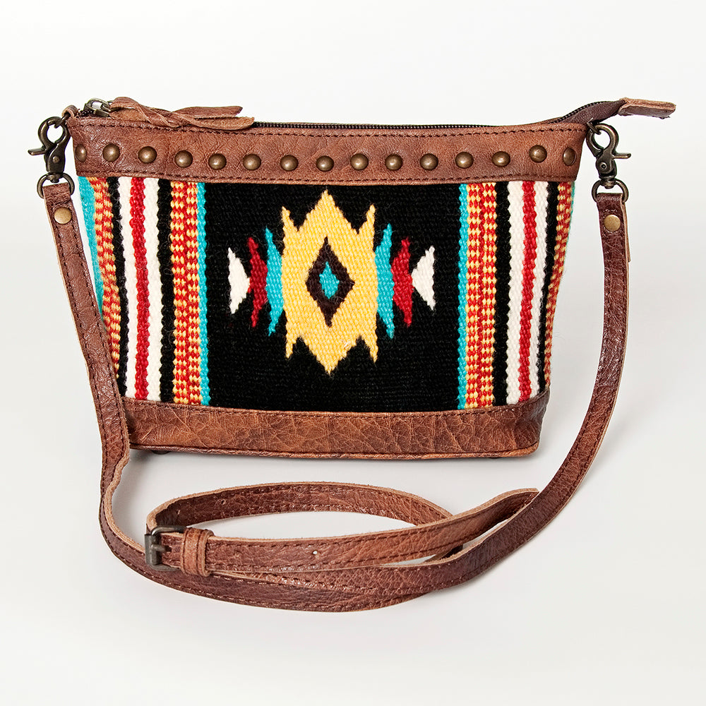 American Darling Cross Body Saddle Blanket Genuine Leather Western Women Bag Handbag Purse | Travel Bags College Casual